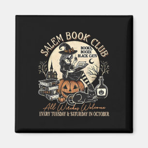 Imán Temporada espeluznante del Salem Book Club Witch C