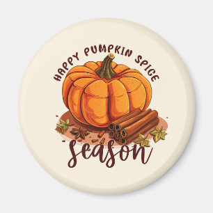 Imán Temporada feliz de las especias de calabaza - Cosm