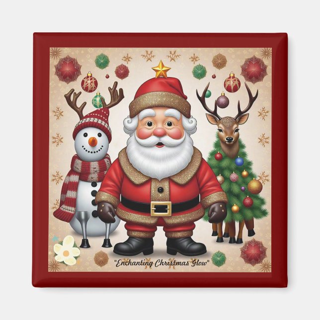 Imán "Temporada festiva" (Frente)