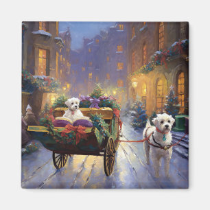 Imán Temporada festiva de Navidades malteses