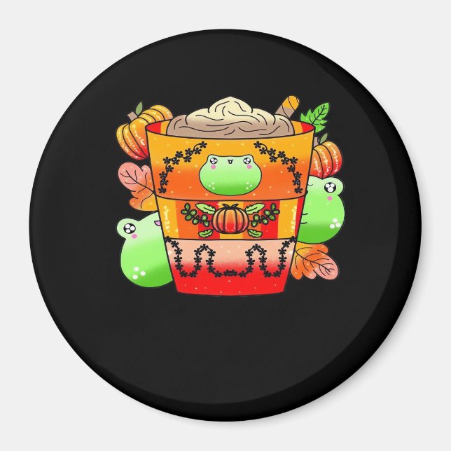 Imán Temporada final de crema de calabaza con especias (Frente)