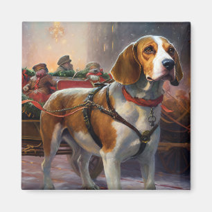 Imán Temporada Navideña del Beagle