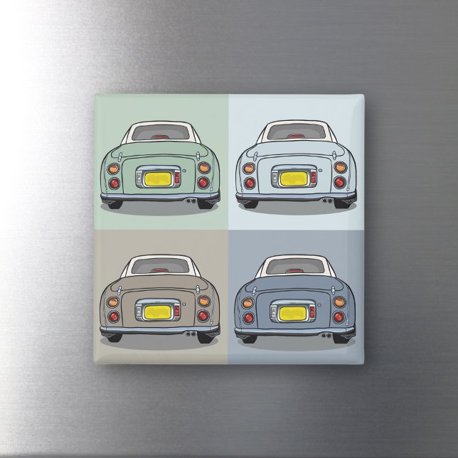 Imán Temporadas de Figaro Magnet de coches (Fun figgy magnet just for you. Handy for checking for rust on your figaro car)