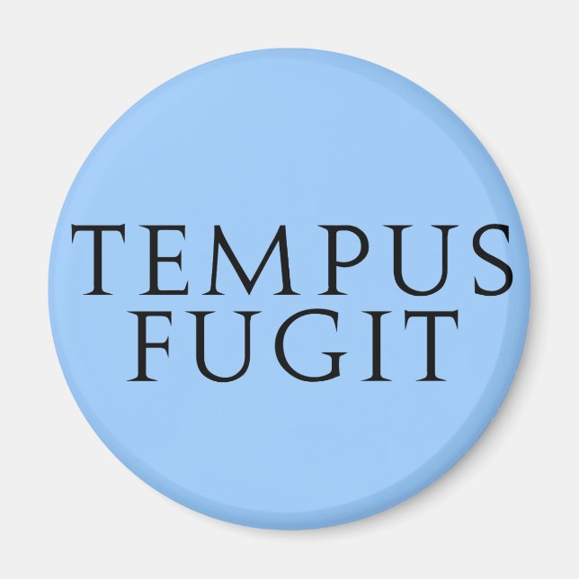 Imán Tempus Fugit (Frente)