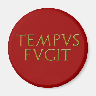 Imán Tempus Fugit Magnet