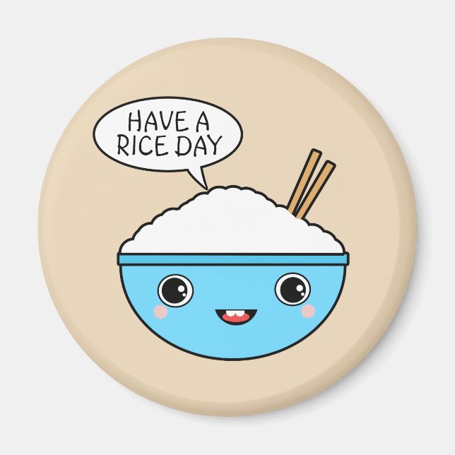 Imán Ten Un Día De Arroz (Frente)