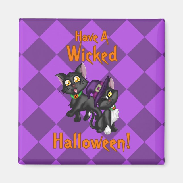 Imán ¡Ten un Halloween Malvado! (Frente)