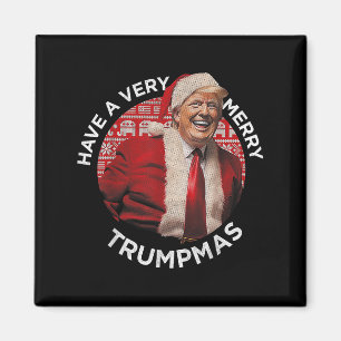 Imán Ten un Trumpmas divertido y gracioso Trump Santa N