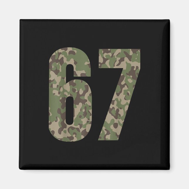 Imán Tendencias Gen Alpha Seis Siete 6 7 Meme Cam Multi (Frente)