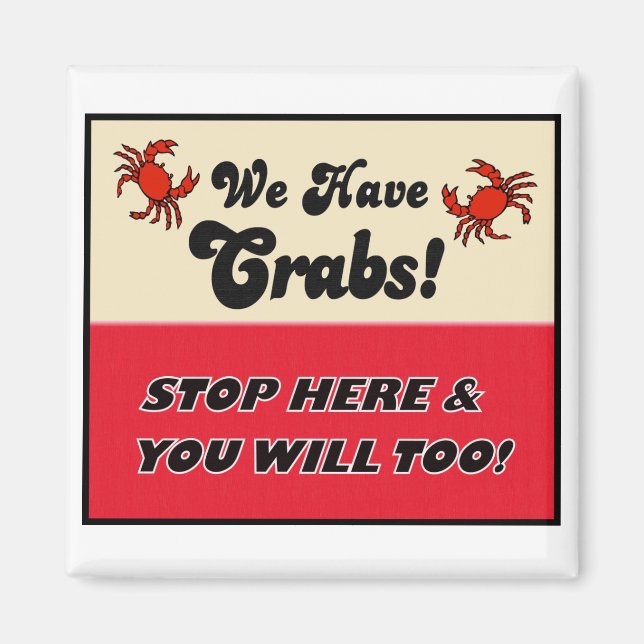 Imán Tenemos Cangrejos (Frente)