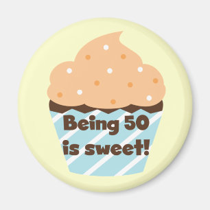 Imán Tener 50 años es camisetas dulces y regalos