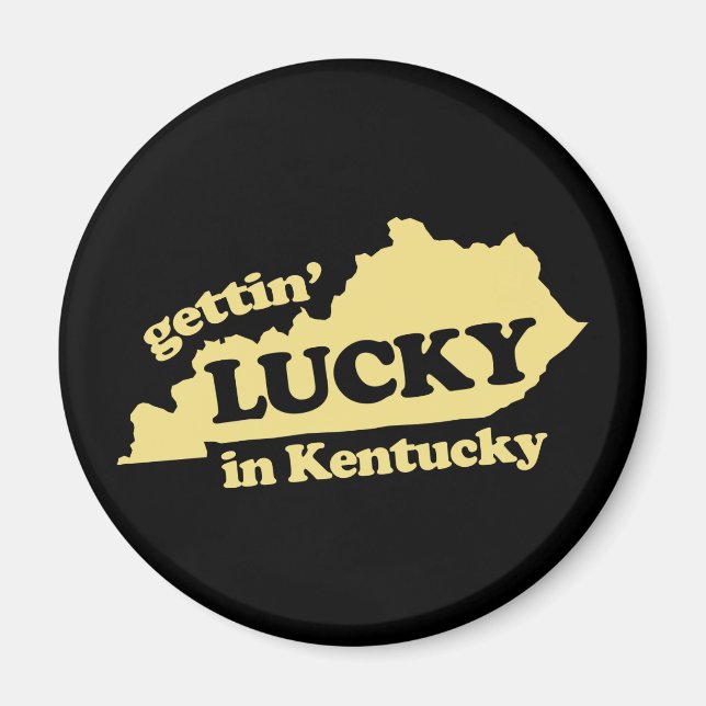 Imán tener suerte en kentucky (Frente)