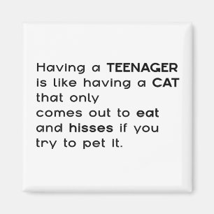 Imán Tener un adolescente...