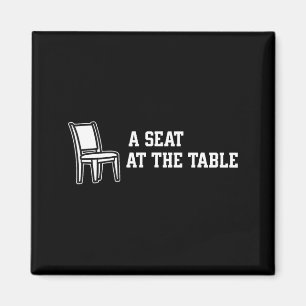 Imán Tener un asiento en la mesa