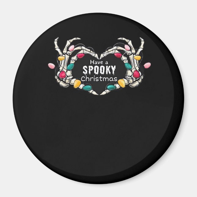 Imán Tener Un Clásico De Navidades Esquiadores - Mano D (Frente)