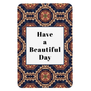 Imán Tener un hermoso patrón de moda de día