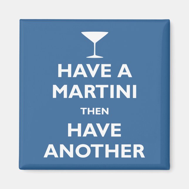Imán Tener un Martini (Frente)