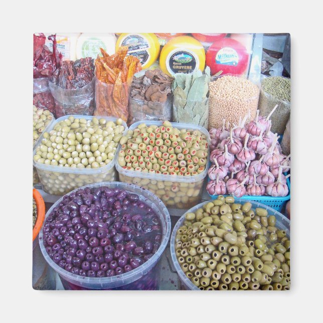 Imán Tener una oliva (Frente)