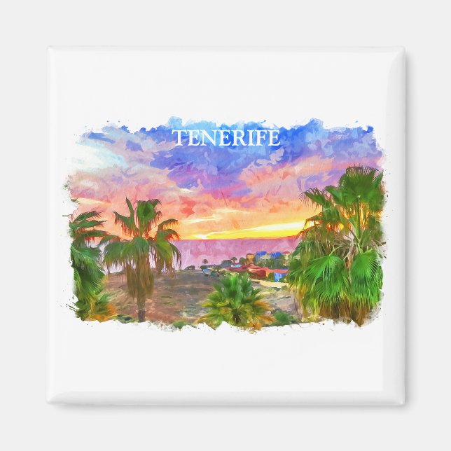 Imán Tenerife España Canarias Isla Viaje (Frente)