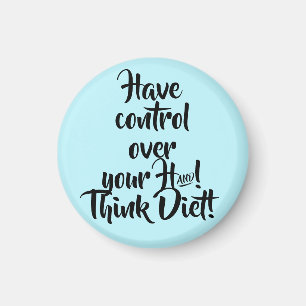 Imán ¡Tenga control sobre su mano! ¡Piense en la dieta!
