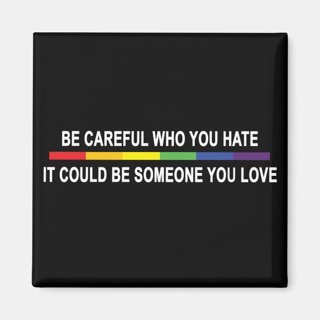 Imán Tenga Cuidado Con Quien Odio (Frente)