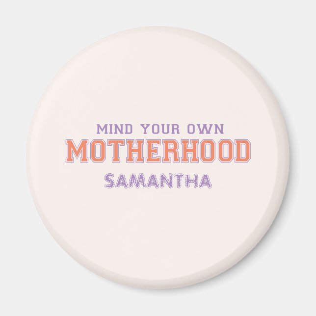 Imán Tenga En Cuenta Su Propia Madre (Frente)