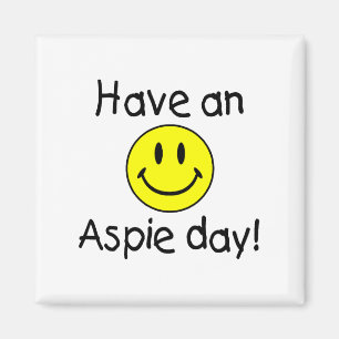 Imán Tenga un día de Aspie