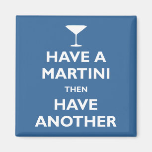 Imán Tenga un Martini