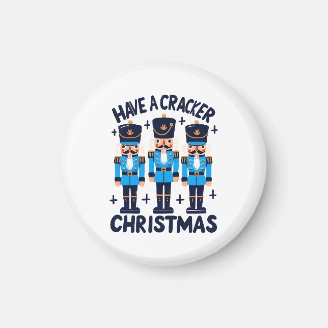Imán Tenga una navidad cascanueces (Frente)