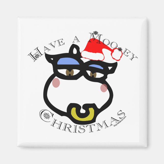 Imán ¡Tengan Navidades de Mooey! (Frente)