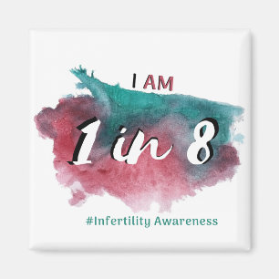 Imán Tengo 1 de cada 8 años - conciencia de la inferti