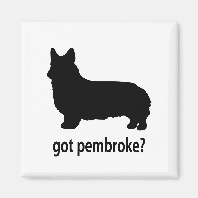 Imán Tengo a Pembroke Corgi (Frente)