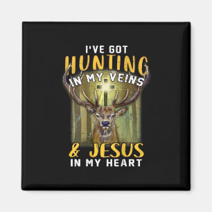 Imán Tengo caza en mis venas, Jesús en mi corazón