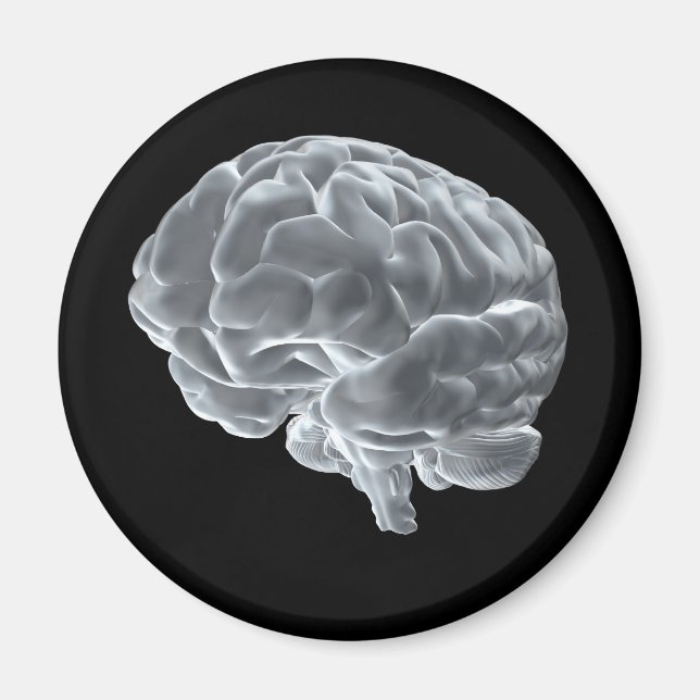 Imán ¡Tengo cerebro! (Frente)