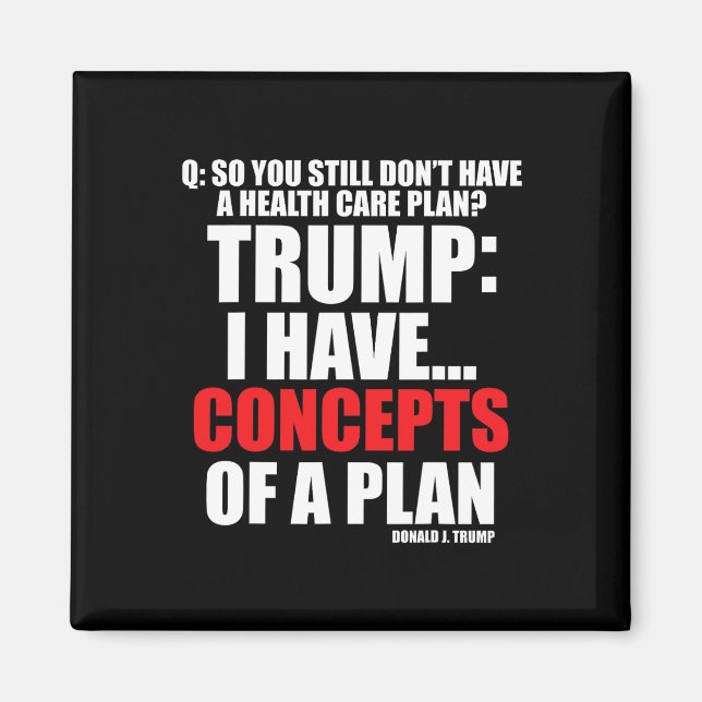 Imán Tengo... Conceptos De Un Plan De Votación De Trump (Frente)