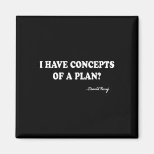 Imán Tengo Conceptos De Un Plan Donald Trump