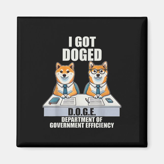 Imán Tengo Doged D.o.e. Departamento De Gobierno (Frente)