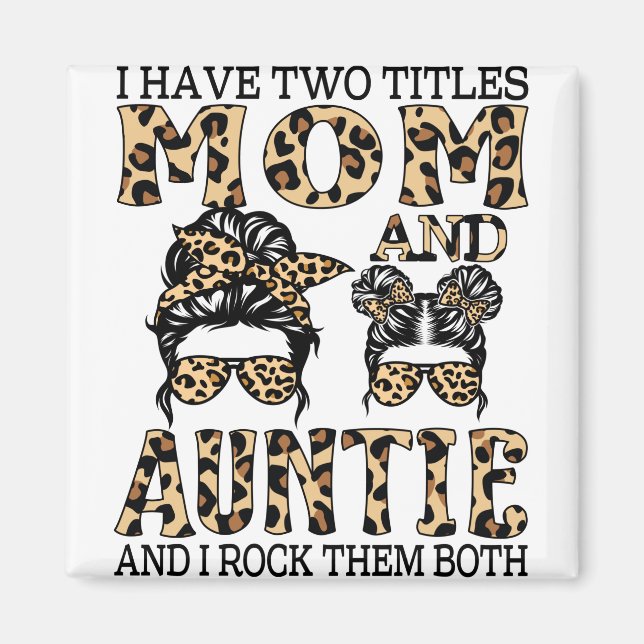Imán Tengo Dos Títulos Mamá Y Tía Y Los Rocío (Frente)