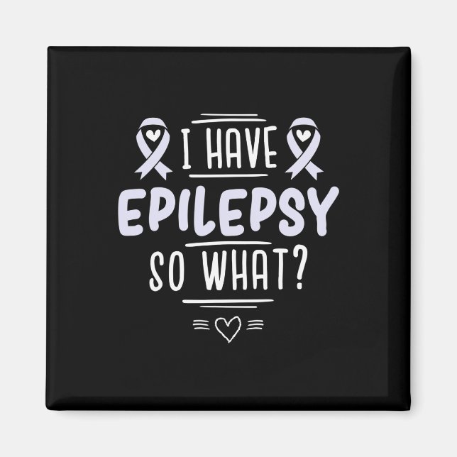 Imán Tengo Epilepsia Así Que Qué Cinta De Concienciació (Frente)