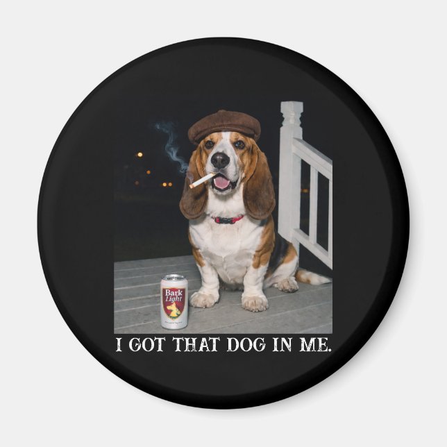 Imán Tengo Ese Perro Dentro De Mí, Divertida Idea De Me (Frente)