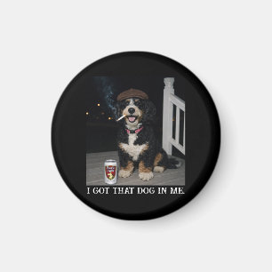 Imán Tengo Ese Perro Dentro De Mí, Divertido Meme De Be