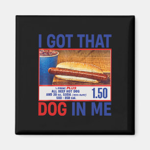 Imán Tengo Ese Perro En Mí Combo De Hotdogs Graciosos P