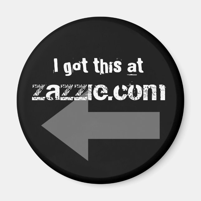Imán Tengo esto en Zazzle.com (Frente)