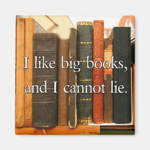 Imán Tengo gusto de los libros grandes y no puedo