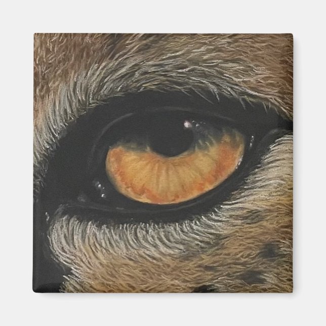 Imán Tengo mi ojo puesto en ti. Guepardo (Frente)