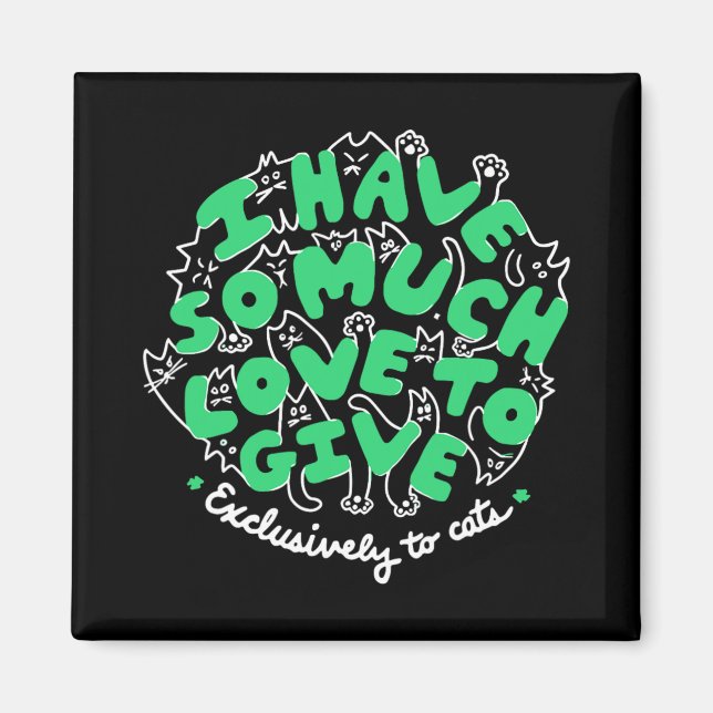 Imán Tengo Mucho Amor De Darle Graciosa Exclusivamente  (Frente)