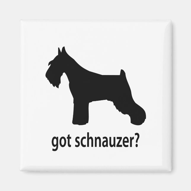 Imán Tengo Schnauzer (Frente)