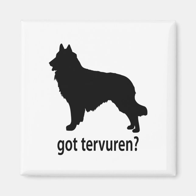 Imán Tengo Tervuren belga (Frente)