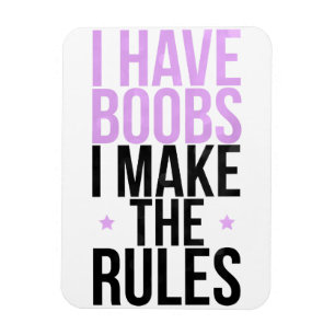 Imán Tengo tetas que hago las reglas