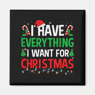 Imán Tengo Todo Lo Que Quiero Para Navidad Parejas Pij